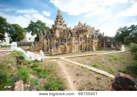 Maha Aung Mye Bon Zan Monastery in Myanmar.