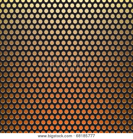 metal grid fire background