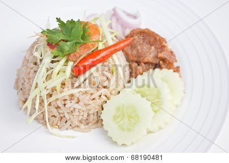 Fried Rice With Shrimp Paste.