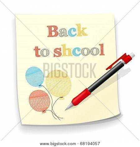 background back to school