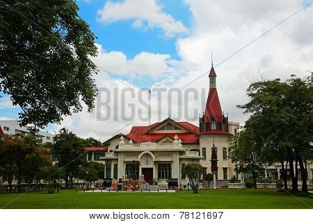 Front View Of Phayathai Palace In Bangkok
