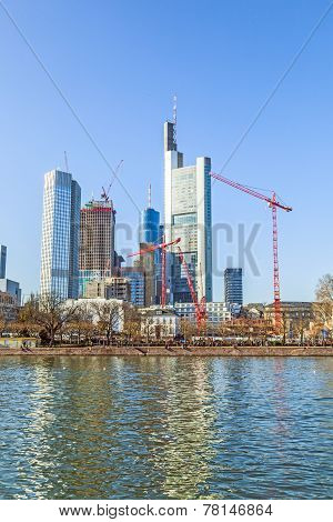 Skyline Of Frankfurt, Germany