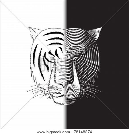 Tiger Half Wire Face
