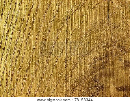 Oak plank seen up close.