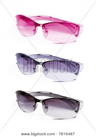 Collection lunettes de soleil blanc