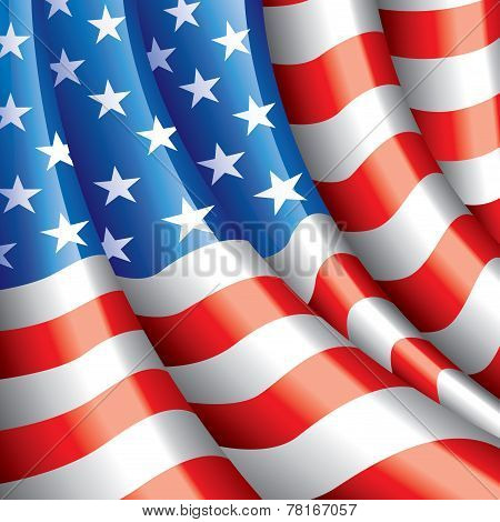 American Flag Vector Background