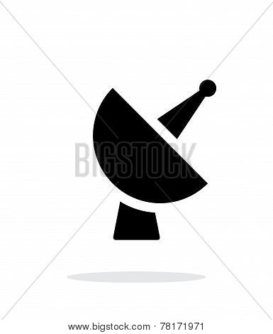 Antenna icon on white background.