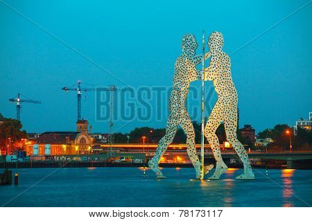 Molecul Man Sculpture In Berlin, Germany