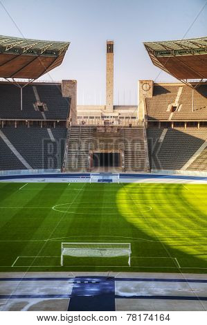Olimpic Stadium Interior In Berlin, Germany