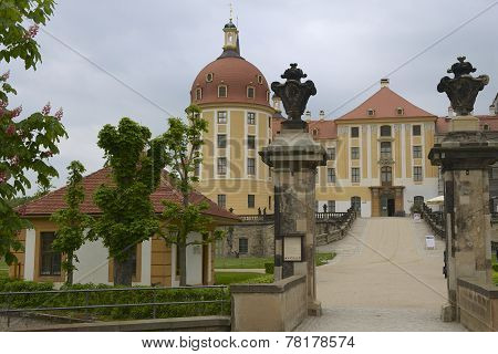 Moritzburg castle in late spring, Saxony, Germany.