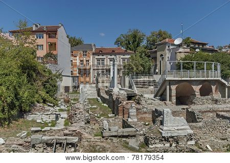 The ancient stadium Philipopolis in Plovdiv, Bulgaria,