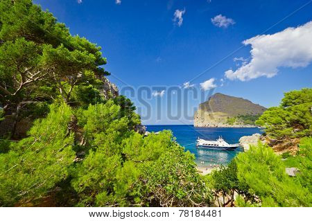 Beautiful View Of Sa Calobra On Mallorca Island, Spain
