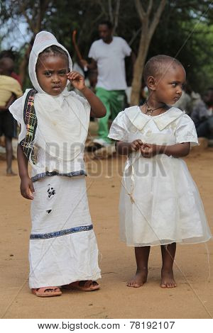 Portrait Of The Two Ethiopian Girls.