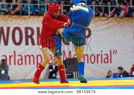 Kanzhanov B. (red) Vs Umbayev N. (blue)