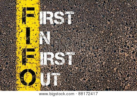 Business Acronym Fifo – First In, First Out