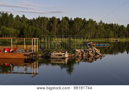 A watery reflection