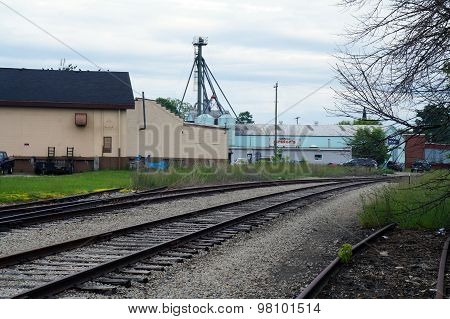 Railroad Tracks in Petoskey