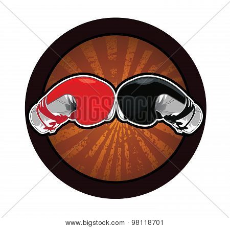 Boxing gloves icon