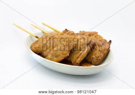 Delicious homemade grill pork