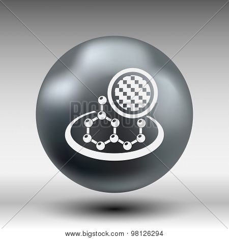 carbon organic element molecule science background