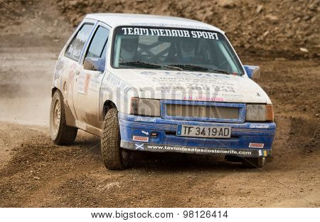 Opel Corsa GSI 90's vintage rally car.