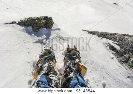 Boots With Crampons