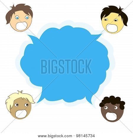 Multicultural Dialogue Between People Of All Races