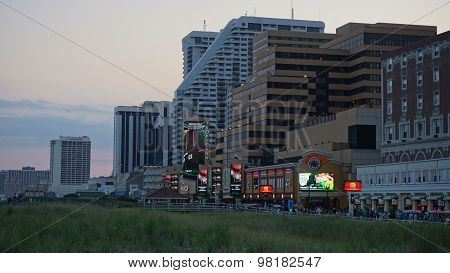 Atlantic City Boardwalk in New Jersey