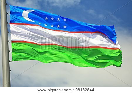 Flag Of Uzbekistan