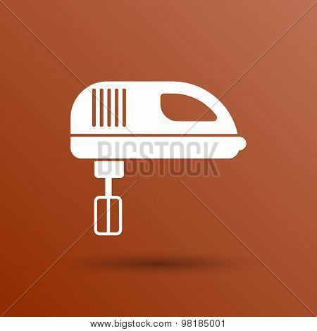 icon mixer electric handmixer hat sign stove