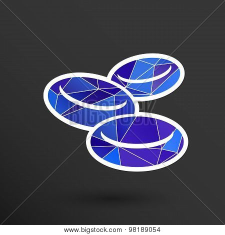 isolated macro of group erythrocytes corpuscles icon