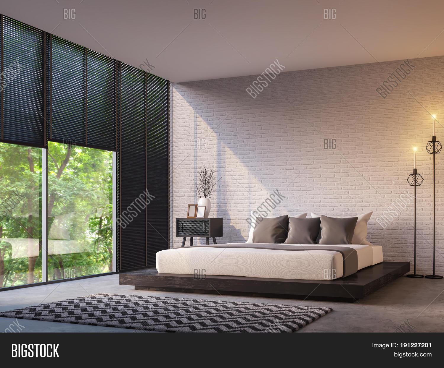 Modern Loft Bedroom Image & Photo (Free Trial) Bigstock