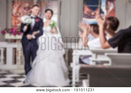 Wedding Lifestyle Concept Blurred Background