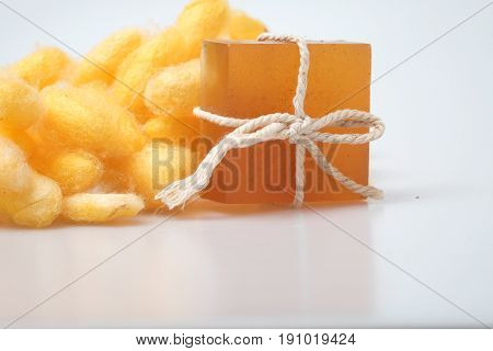 Glycerin Silkworm Cocoon And Honey Soaps