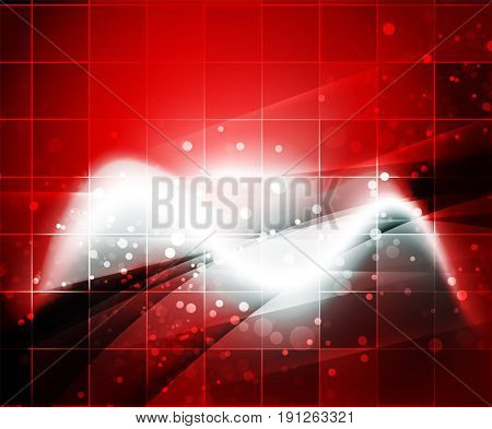 Shiny wave, magic light efffect abstract background