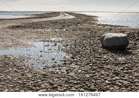 Wadden Sea (UNESCO) National Park near Mando island Jutland North Sea Denmark Europe