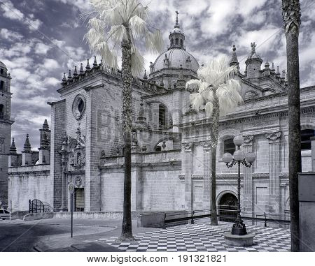 Catedral De San Salvador In Infrared