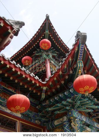 Röda lyktor i Kina (kinesiska nyåret)