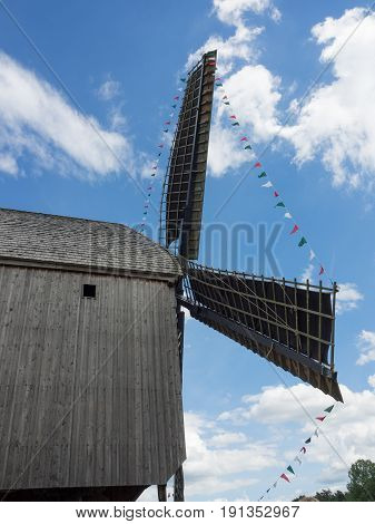 windmill in the small village of weseke