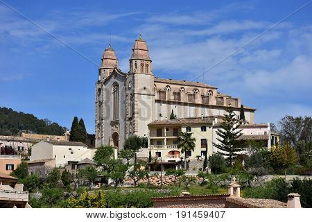 Joan Baptista church on island Majorca in Spain