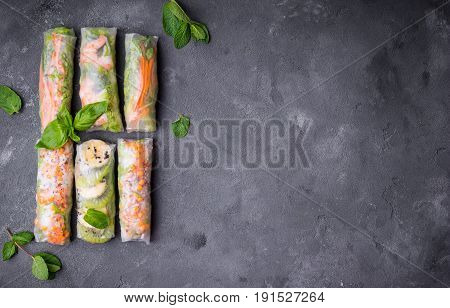 Fresh Assorted Spring Rolls