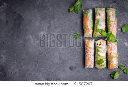 Fresh Assorted Spring Rolls