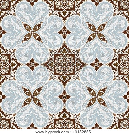Vector damask seamless pattern background. Elegant luxury texture for wallpapers, backgrounds and page fill.