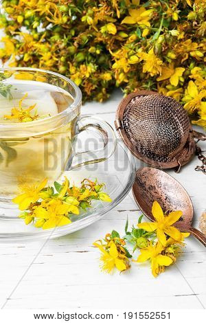 Herbal Hypericum Tea.
