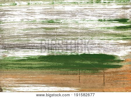 Hand-drawn abstract watercolor background. Used colors: White Moss green Grullo Dark moss green Bronze Artichoke Dark olive green Baby powder Cal Poly green