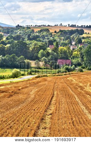 Sudety Range in Southern Poland