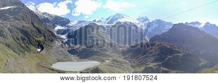 Mountain Landscape At Susten Pass