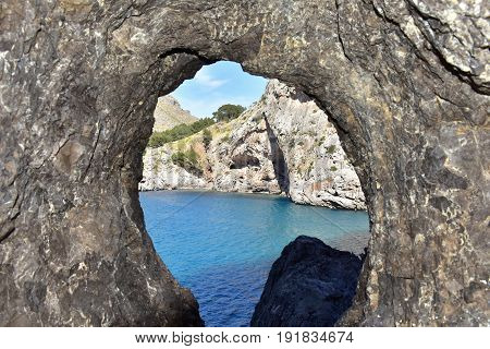 Torent de Pareis Canyon on Mallorca island,Spain