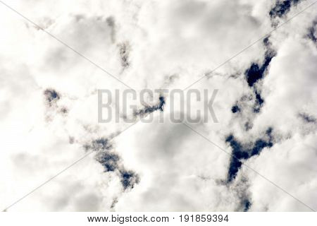 blue sky with anstract cloud, nature concept