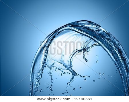 Foto di spruzzi d'acqua